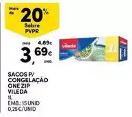 Continente One - sacos p/ congelação promoção