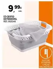 Continente Cesto extensivel promoção