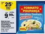 Continente Pescanova - bacalhau desfiado pack poupanca promoção