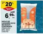 Continente Continente - miolo de camarao 20/40 selvagem promoção