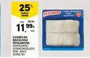Continente Pescanova - lombo de bacalhau promoção