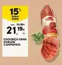 Continente Campofrio - chouriço gran doblon promoção