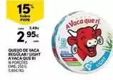 Continente A vaca que ri - queijo de vaca regular/light a vaca promoção