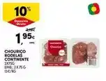 Continente Continente - chouriço rodelas promoção