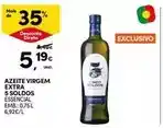 Continente Essentials - azeite virgem extra 5 soldos promoção