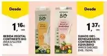 Continente Continente - bebida vegetal promoção