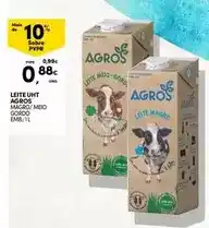 Continente Agros - leite uht promoção
