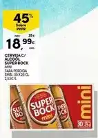 Continente Mini - cerveja c/ alcool super bock promoção