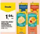Continente Continente - iced tea zero/ regular promoção