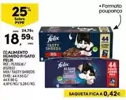 Continente Felix - alimento humido p/gato promoção