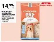 Continente Continente - alimento seco p/cao pet promoção