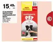 Continente Continente - alimento seco p/cao pet basic promoção
