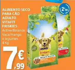 E.Leclerc Alimento seco para cão adulto vitafit friskies promoção