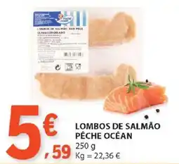 E.Leclerc Lombos de salmão pêche océan promoção