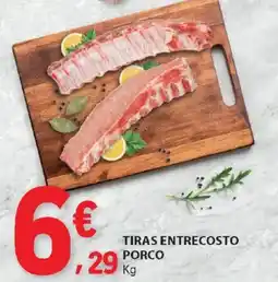 E.Leclerc Tiras entrecosto porco promoção
