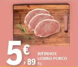 E.Leclerc Bifinhos lombo porco promoção