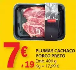 E.Leclerc Plumas cachaço porco preto promoção