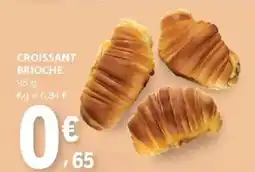 E.Leclerc Croissant brioche promoção