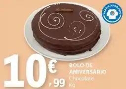 E.Leclerc Bolo de aniversário chocolate promoção