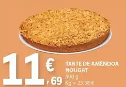 E.Leclerc Tarte de amendoa nougat promoção