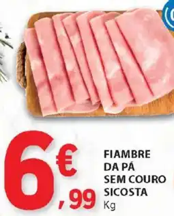 E.Leclerc Fiambre da pá sem couro sicosta promoção