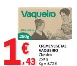 E.Leclerc Creme vegetal vaqueiro clássico promoção