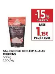 El Corte Inglés Origens - sal grosso dos himalaias promoção