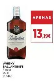 El Corte Inglés Ballantine's - whisky promoção