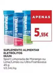 El Corte Inglés Nuun - suplemento alimentar eletrólitos promoção
