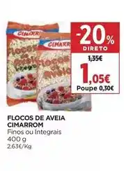 El Corte Inglés Cimarrom - flocos de aveia promoção
