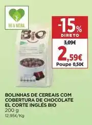 El Corte Inglés El corte inglés - bolinhas de cereais com cobertura de chocolate promoção
