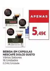 El Corte Inglés Nescafé - bebida em cápsulas dolce gusta promoção