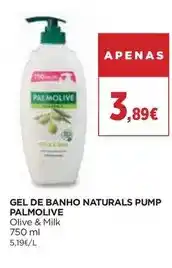 El Corte Inglés Palmolive - gel de banho naturals pump promoção