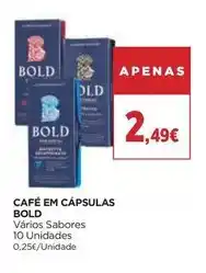 El Corte Inglés Bold - café em cápsulas promoção