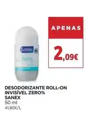 El Corte Inglés Sanex - desodorizante roll-on invisivel zero% promoção