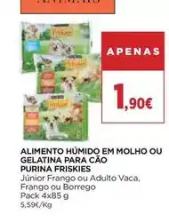 El Corte Inglés Purina - alimento humido em molho ou gelatina para cao friskies promoção