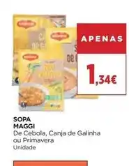 El Corte Inglés Maggi - sopa promoção