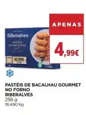 El Corte Inglés Riberalves - pastéis de bacalhau gourmet no forno promoção