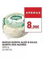 El Corte Inglés Quinta dos açores - queijo quinta alho & salsa promoção