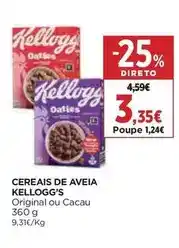 El Corte Inglés Kellogg's - cereais de aveia promoção