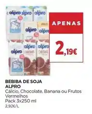 El Corte Inglés Alpro - bebida de soja promoção