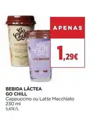 El Corte Inglés Go chill - bebida láctea promoção