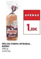El Corte Inglés Bimbo - pão de forma integral promoção