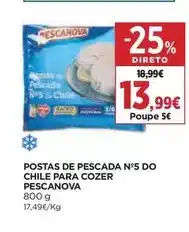 El Corte Inglés Pescanova - postas de pescada nº 5 do chile para cozer promoção