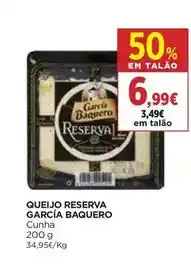 El Corte Inglés García baquero - queijo reserva promoção