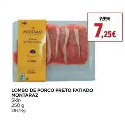 El Corte Inglés Montaraz - lombo de porco preto fatiado promoção
