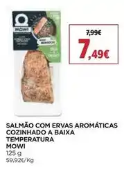 El Corte Inglés Mowi - salmão com ervas aromaticas cozinhado a baixa temperatura promoção
