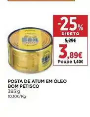 El Corte Inglés Bom petisco - posta de atum em óleo promoção
