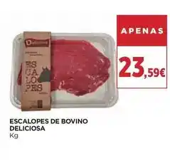 El Corte Inglés Delicious - escalopes de bovino promoção