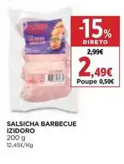 El Corte Inglés Izidoro - salsicha barbecue promoção
